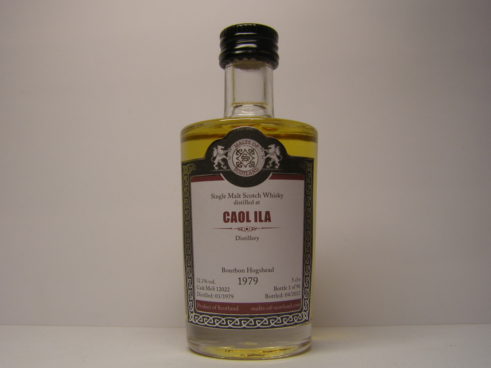 SMSW 33yo 1979-2012 "Malts of Scotland" 5cle 52,3%vol. 